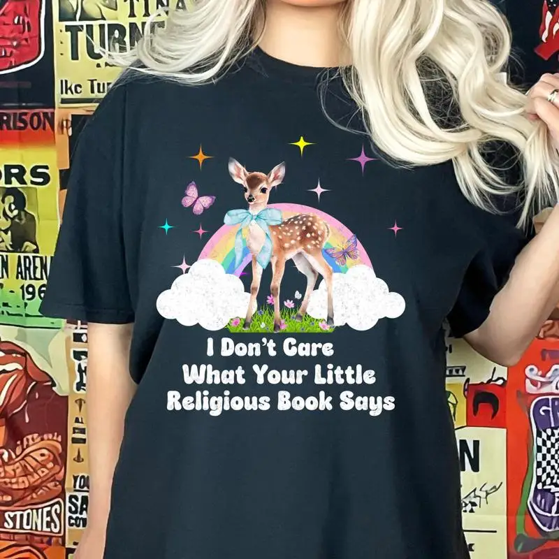 

IDC What Your Little Религиозная книга говорит футболку летост феминистский генерал Z мем Социальная справедливость Pro выбор гей-прайд