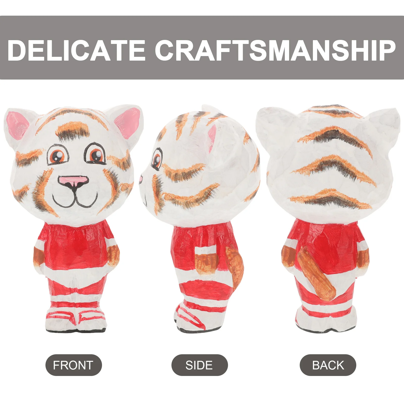 

Wood Small Natural Woodcraft Zodiac Animal Decoration Desktop Ornament Mini Statue For Home Wedding Gift Wood Craft Carving