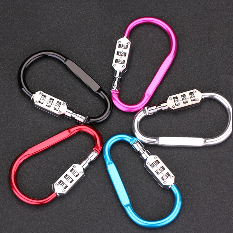 D-type Professional Climbing Carabiner D Shape Mountaineering Buckle Hooks Safety Lock Outdoor Climbing Equipment Accessory