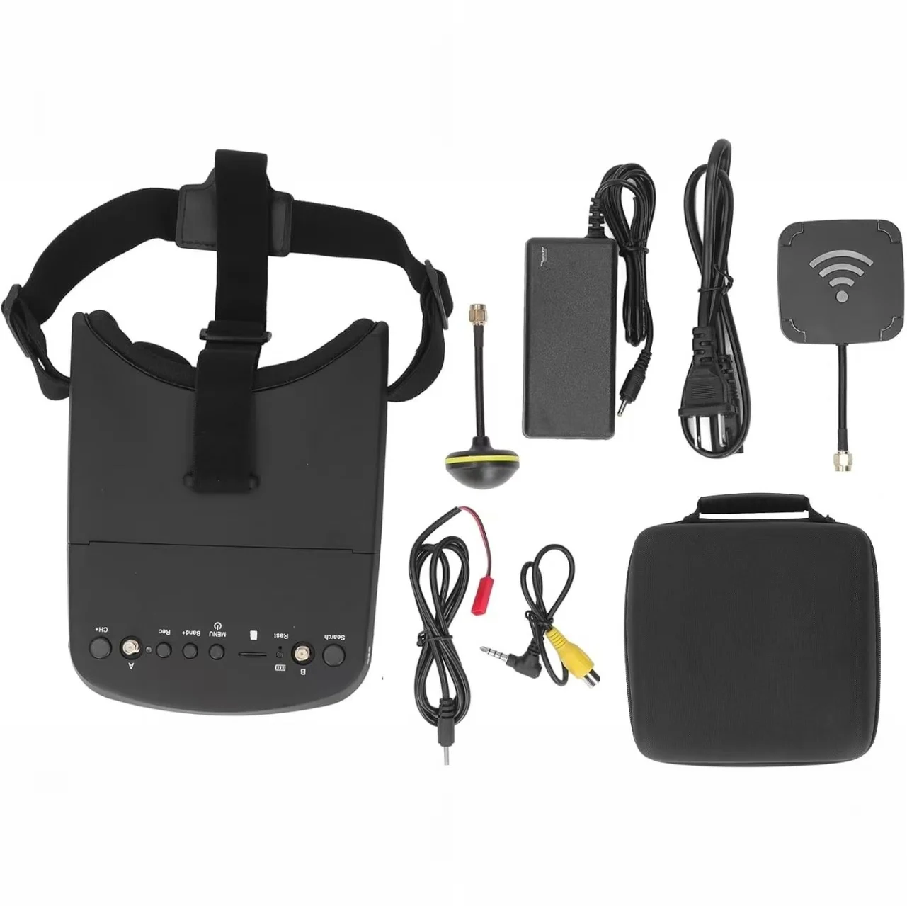 Hot Sales FPV Video Goggles 800D With DVR 5.8G 40CH 5 Inch Video Goggles 800x480 Diversity Video Headset Build in Battery