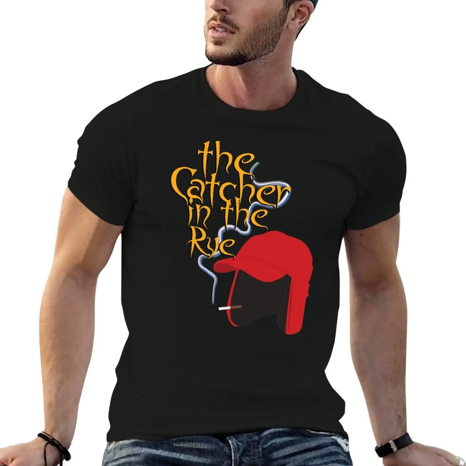 

In shirt cotton Catcher 100% t tshirt The shirts graphic mens Rye cotton man T-Shirt t The