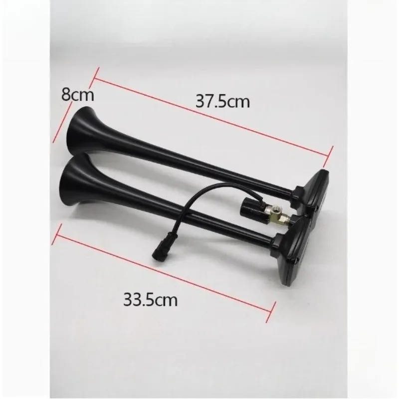 Hadley Air Horn 24V Truck 12V Steam Truck Bus Modified Electronic Control Super Volume High Bass Flute