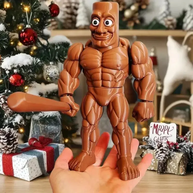 تونغ تونغ تونغ صحور مكتب ديكور الإبداعية مضحك ثلاثية الأبعاد مطبوعة تمثال تحصيل الشكل Tralala لعبة دمية