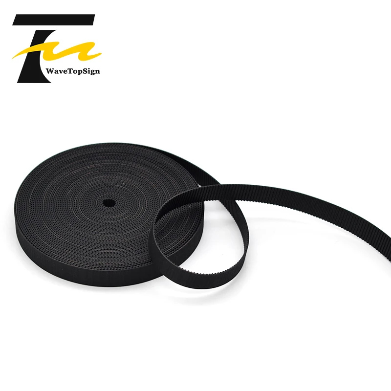 WaveTopSign MXL cinghia dentata aperta larghezza 5 10 15mm cinghie in gomma per trasmissione per macchina da taglio per incisione Laser CO2