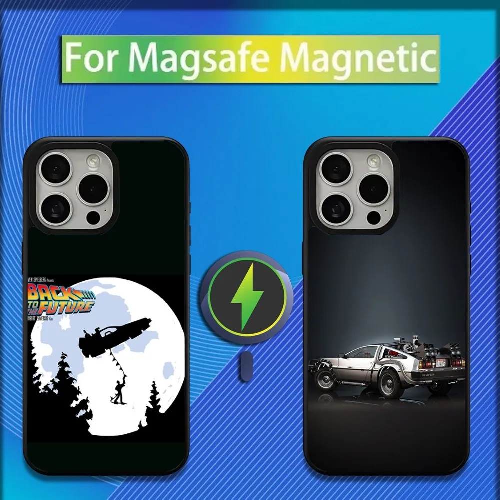 Film Back to the F-Future Phone Case For iPhone 16,15,14,13,12,11,Plus,Pro,Max,Mini Magsafe Magnetic Wireless Charging