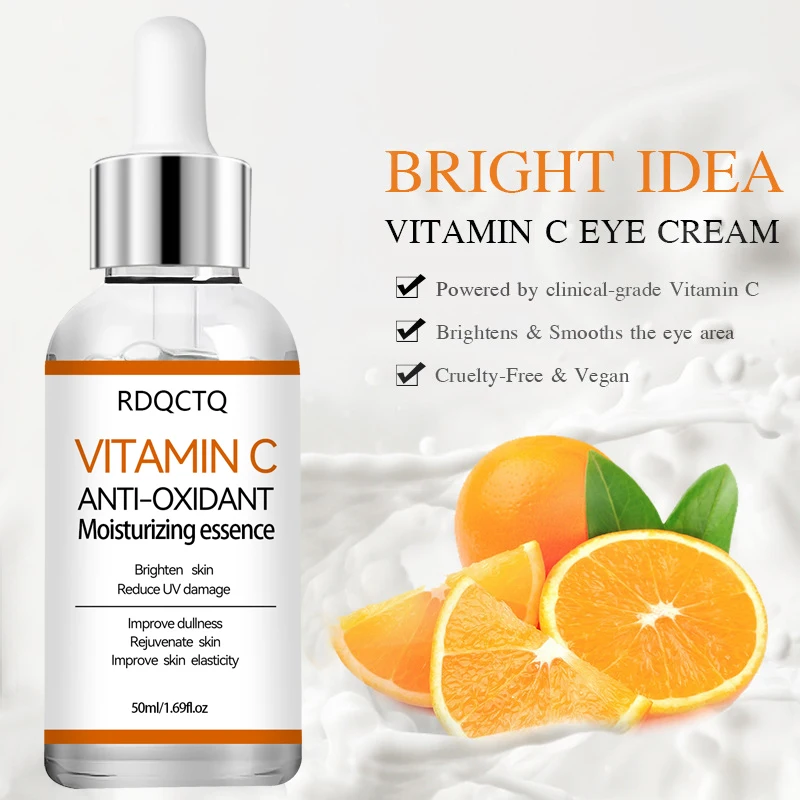 Soro hidratante antioxidante de vitamina C: brilho, melhoria da embotamento, reparo da pele e realce da elasticidade