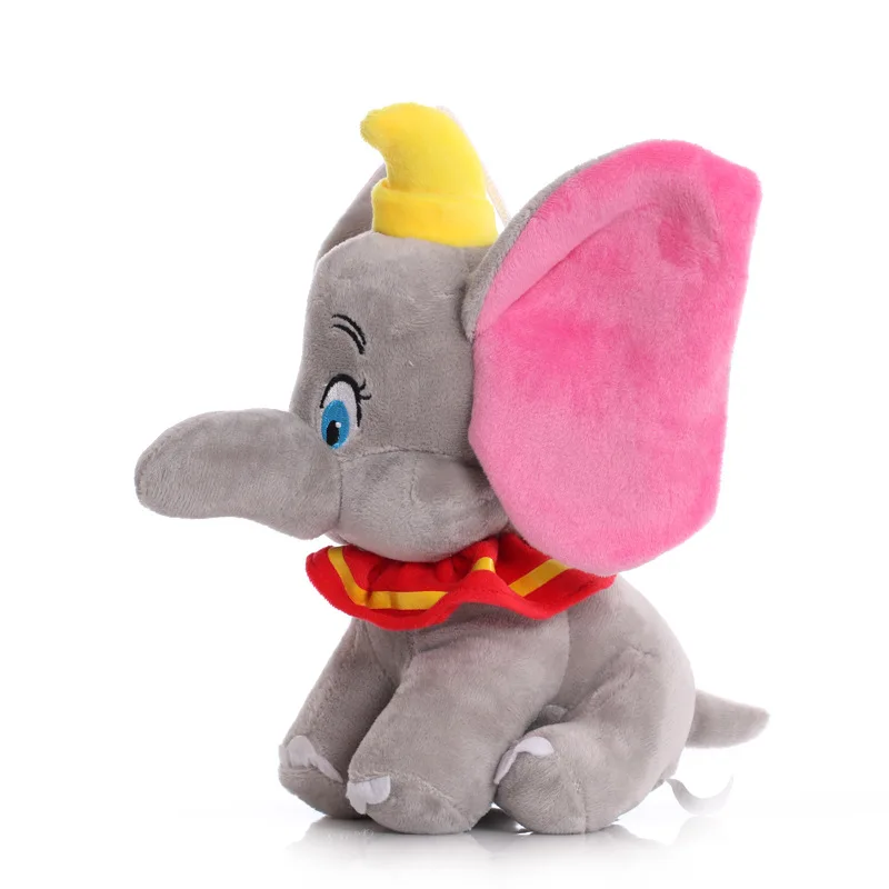 23cm Kawaii Room Decor Dumbo Action Figure Toys Cute Elephant Animal Soft Doll Pillow for Children Kids Charm Hobbies Collection