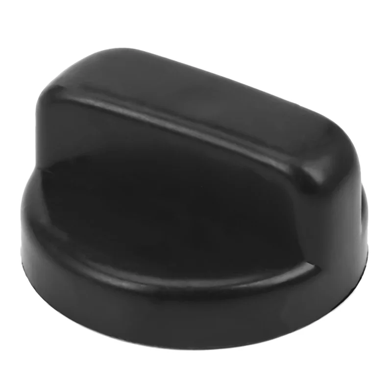 Kitchen 44 Mm Diameter Plastic Black Button Switch For Gas Cooktop 12-AT36