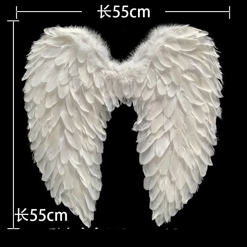 

Angel Feather Wings For Kids Adults Performance Party Dress Up Costume Accessory