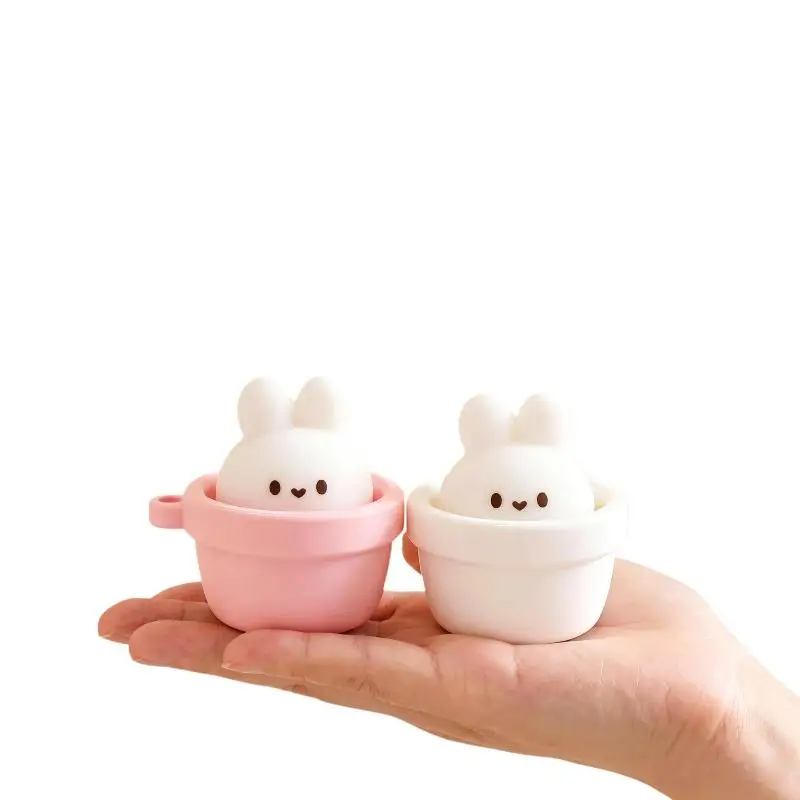 Novelty Finger Button Fidget Clicker Keychain Soft Slow Rebound Anti-Stress Toy for Kids Adults Christmas Small Gift
