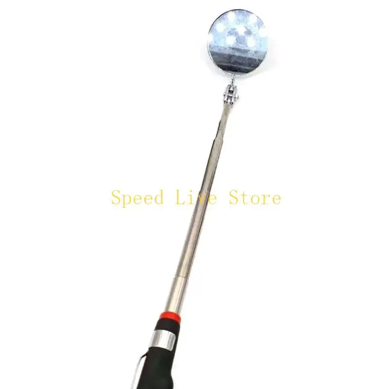 

547C Flexible Inspection Mirror Extendable Handle Telescoping Inspection Mirror Tool for Engine Underpan Repair