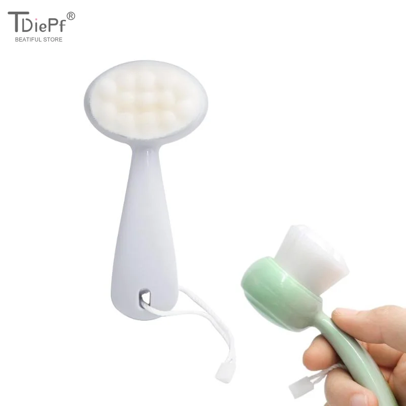 1 nettoyeur de pores ​ ​   Lavage du visage brosse nettoyage en profondeur soins du visage brosse exfoliante du visage ​ ​   Points noirs doux ​ ​ Brosse nettoyante visage ​ ​