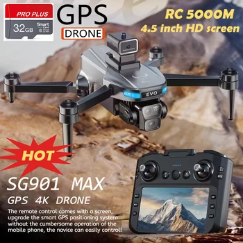 SG901 MAX Drone Podwójny aparat GPS Bezszczotkowy Inteligentne unikanie przeszkód z mapowaniem Sterowanie ekranem 4,5-calowy dron samolotowy RC
