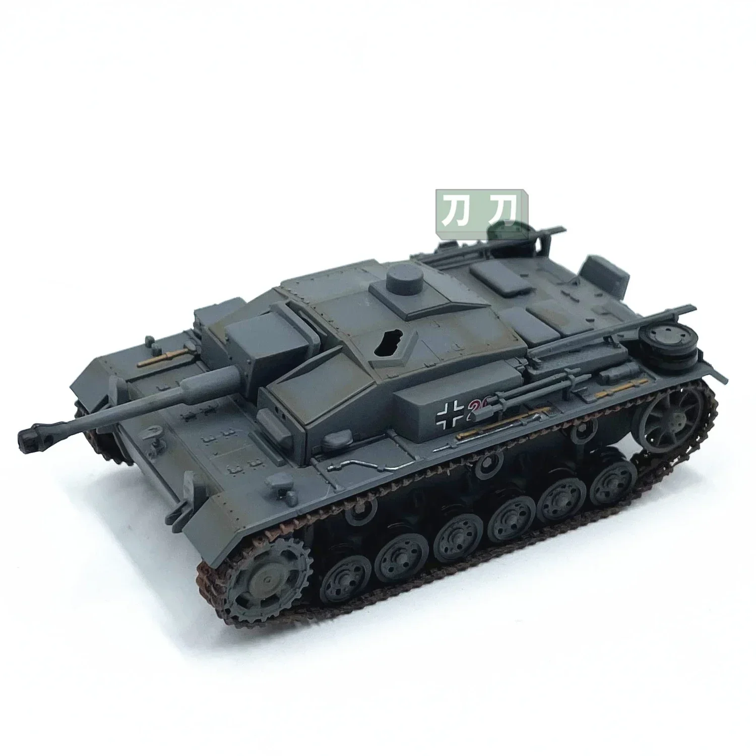 2024 New Hot Sale Home Decor 1:72 Scale German No. 3 F Militarized Combat Crawler Tank Simulation Model 36146 Collectible Gift