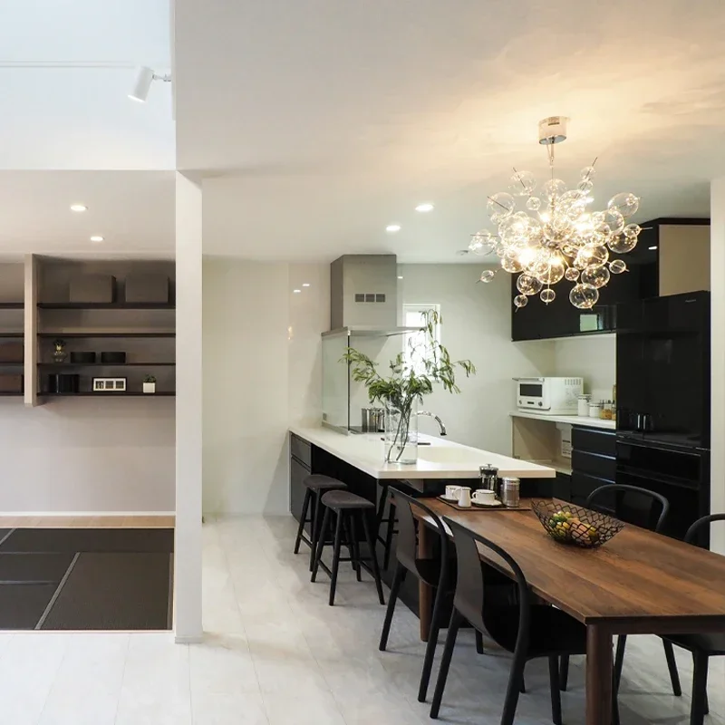 الحديثة قلادة LED مصباح قنفذ البحر الهندباء الشمال أضواء الثريا تركيبات لمطعم ديكور المنزل G9 110 فولت 240 فولت #4