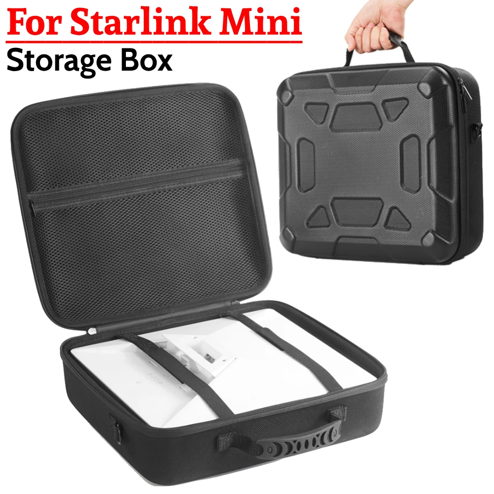 

Сверхлегкий защитный чехол для Starlink Mini, водонепроницаемый ящик для хранения, портативная дорожная сумка для переноски аксессуаров StarLink Mini