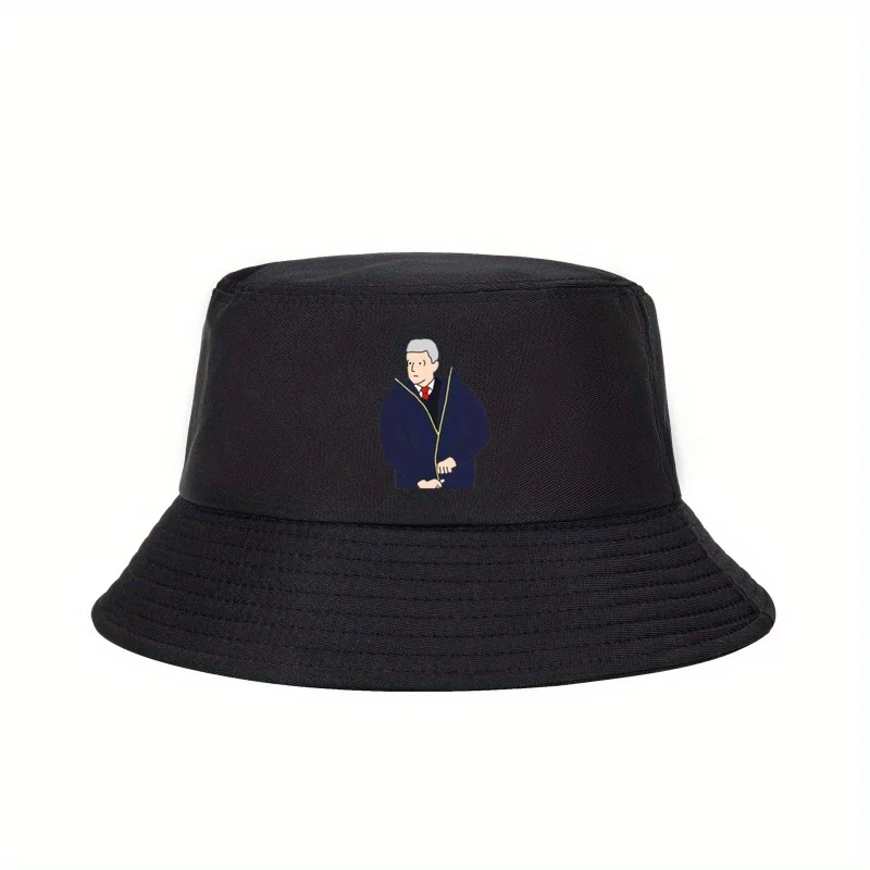 Chapéu de Pescador com Estampa Wenger para Homens e Mulheres - Dobrável, Respirável, Ideal para Pesca, Praia, Viagem, Leve e Resistente