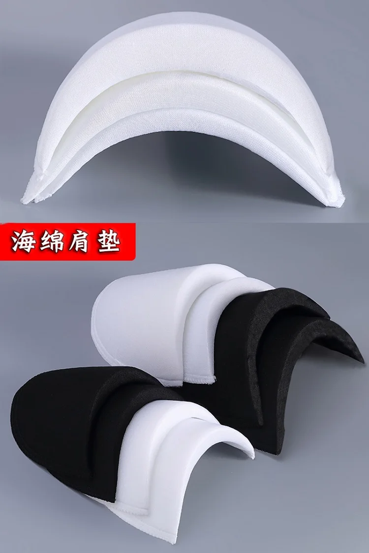 10pcs=5Pairs Soft Padded Shoulder Pad Encryption Foam Shoulder Pads For Blazer T-shirt Clothes Sewing Accessories