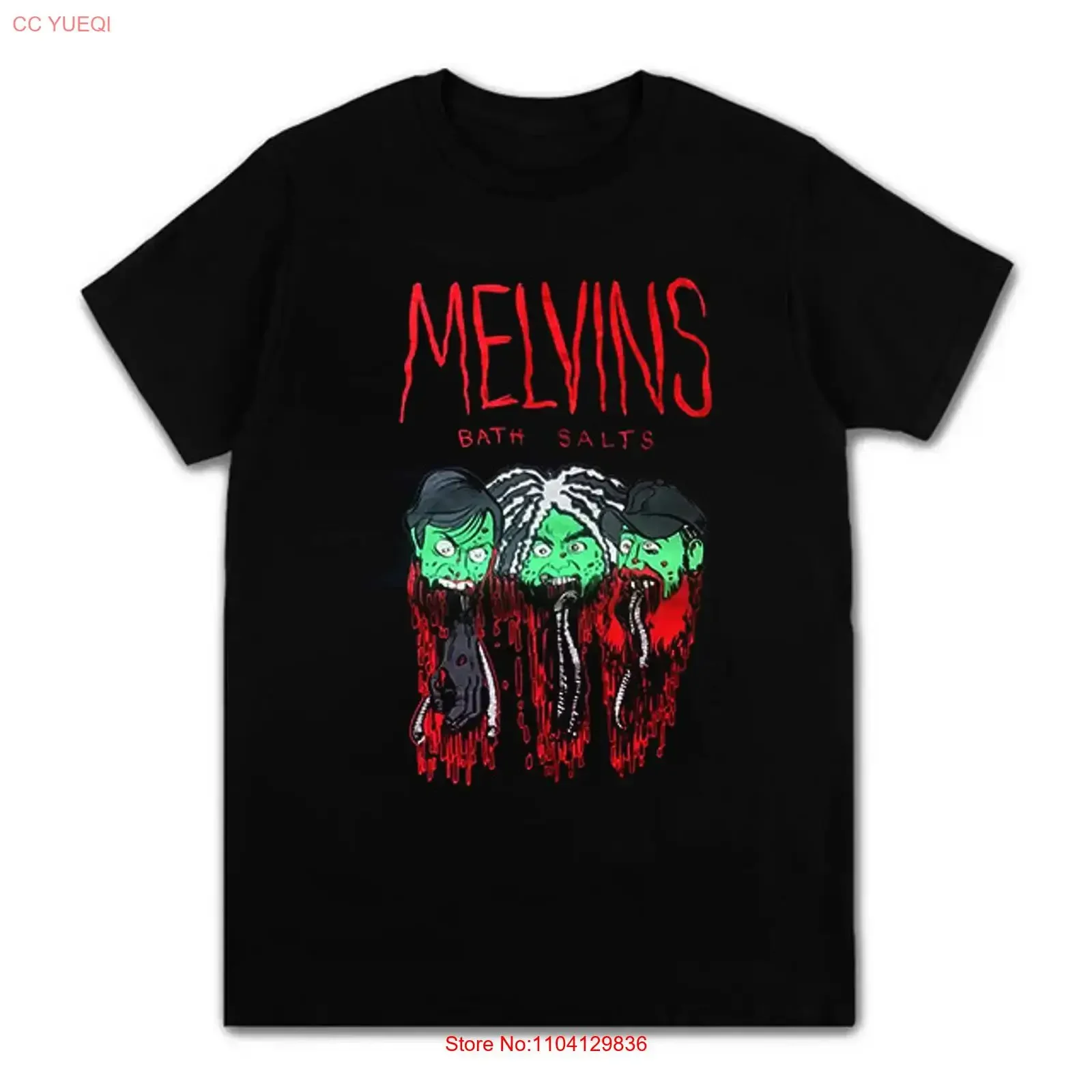 Rare Melvins Rock Band Music T Shirt S to 5XL UR117 vintage Washed Comfortable streetwear designer clothes fashion Soft Unisex