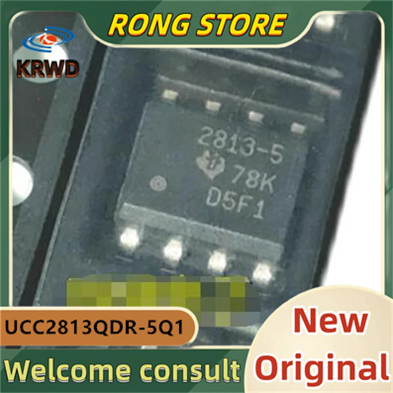 10pcs 2813-5 UCC2813D-5 UCC2813QDR UCC2813QDR-5Q1   SOP8 New and Original