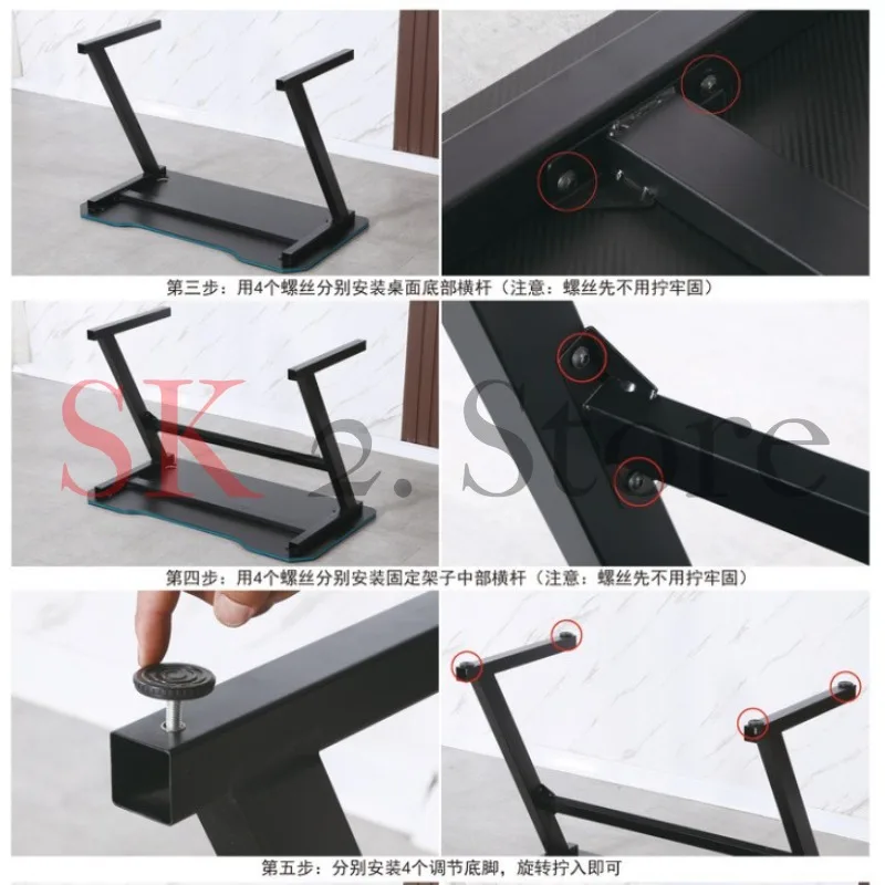 Computer table and chair combination set Computer table Desktop home e-sports Simple desk Desk Game