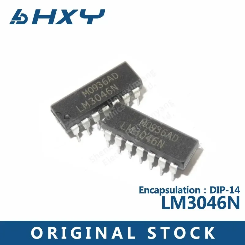 5PCS LM3046N DIP-14 LM3046 logic circuit chip transistor array