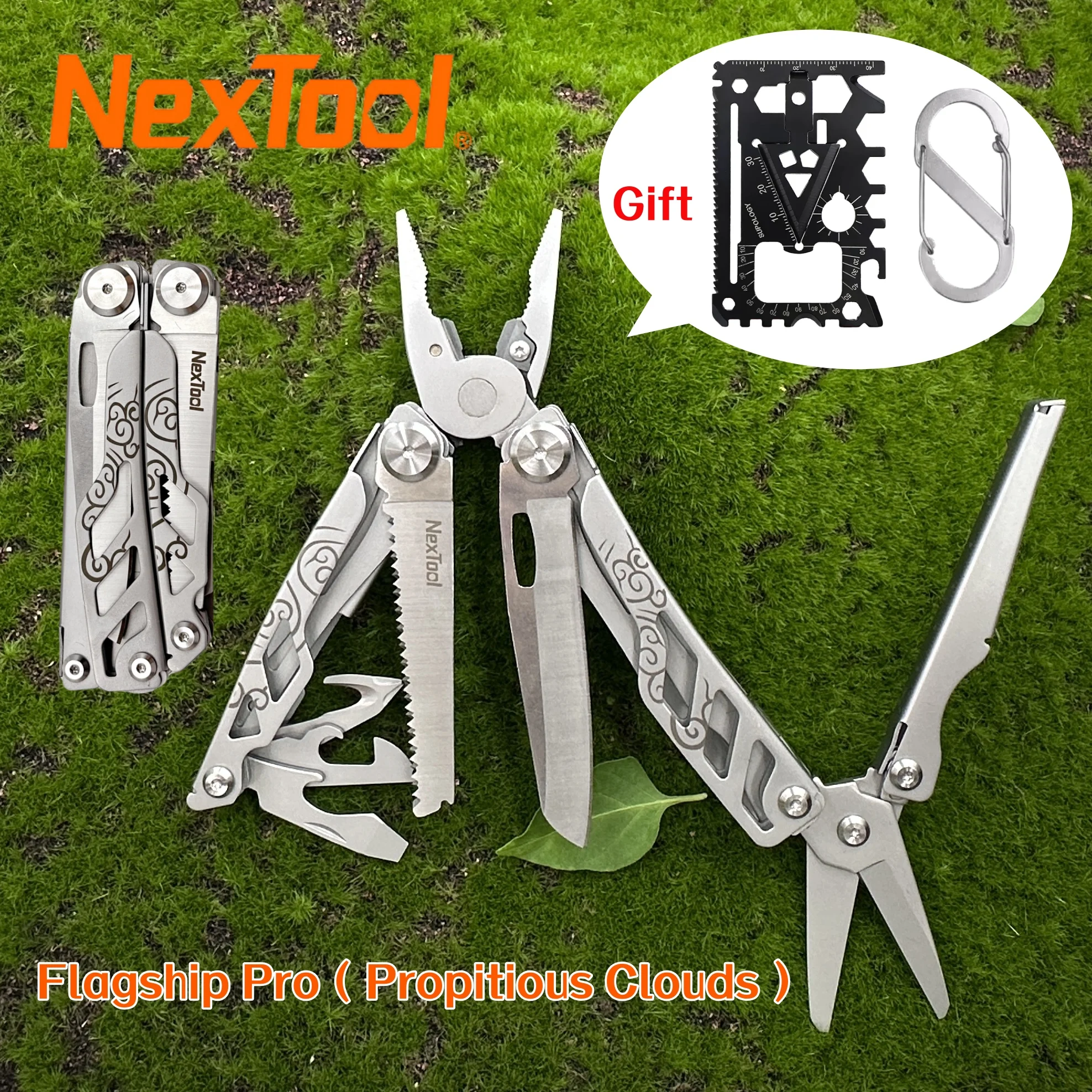 NexTool Flagship Pro 16 IN 1 Special Hand Tool Multi-Tool Pliers Folding Knife Screwdriver Can Opener Scissors Outdoors Tools