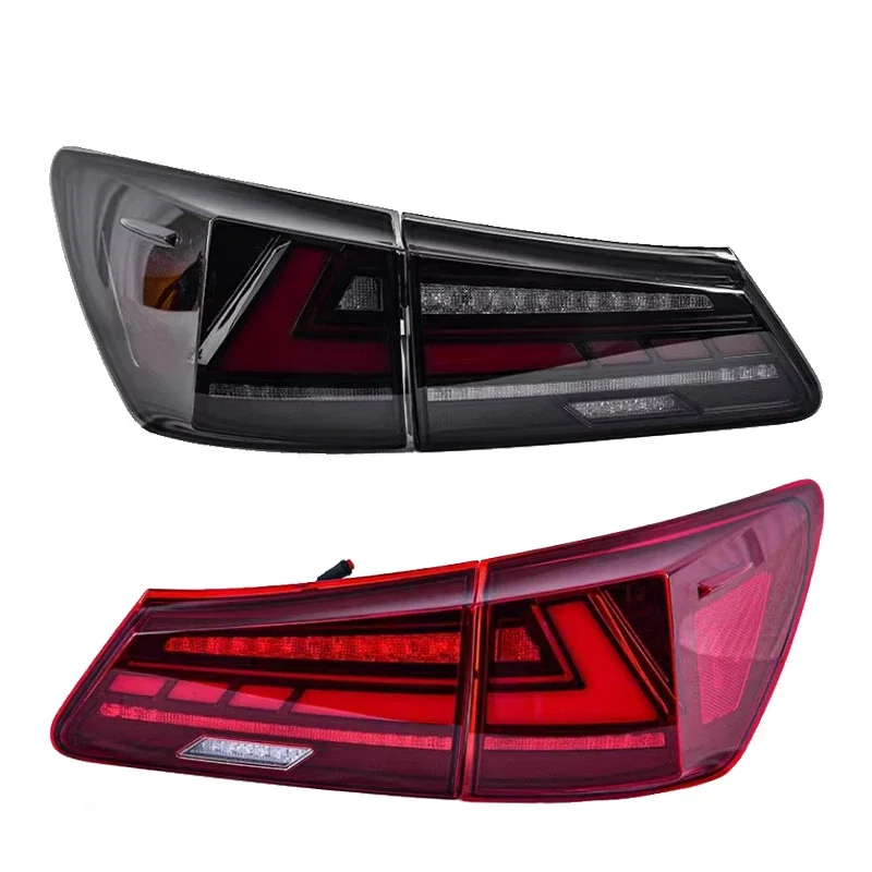 Hot YU GUANG for IS250 Taillights Rear Light 2006-2012 IS 250 200 300 Taillamp Upgrade Rear Stop Brake Lamp LED Tail Lig factory