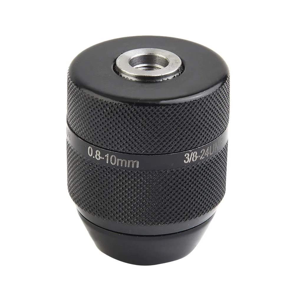 4pcs 0.8-10 Mm 3/8-24UNF Connection Thread Drill Chuck Adapter Adapter For Rotary Hammer/Hammer Drill