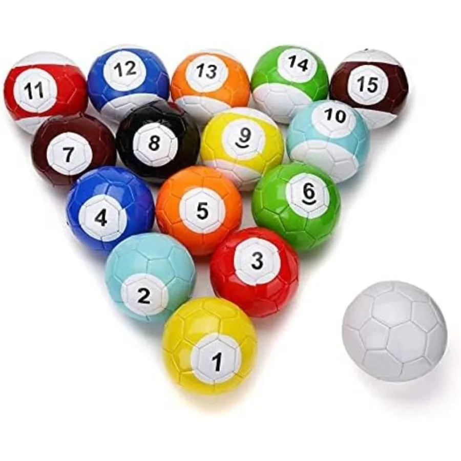 

16 Pcs Snooker Balls Soccer Table Game Street Ball Huge Billiards Football for Pool Ball Toy Sport Inflatable