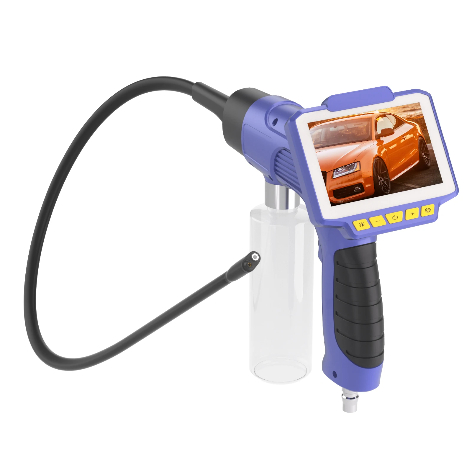 2MP 1080P 4.3Inch Front-View Front Spraying Car Air Conditioner Cleaning Handheld Endoscope CMOS Borescope Inspection Microscope