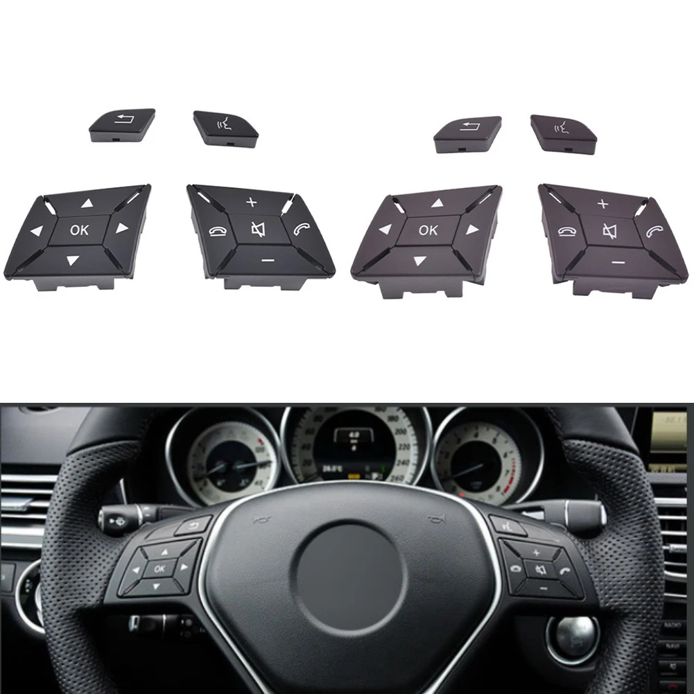 

Переключатель управления рулевым колесом автомобиля Многофункциональная кнопка Кнопка C-класса E-класса Ежедневное использование Прочность Прочный процесс установки