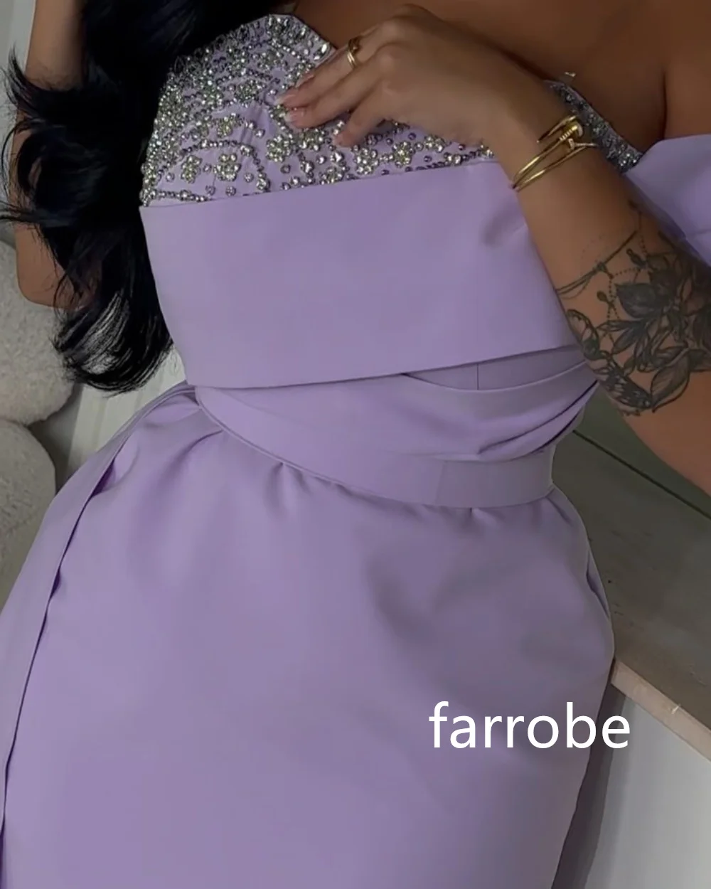 Personalizzato Pastrol Jersey Piega A-line Abiti longuette con spalle scoperte Abiti da sera Unisex Stile cinese Formale Casual Semplice R