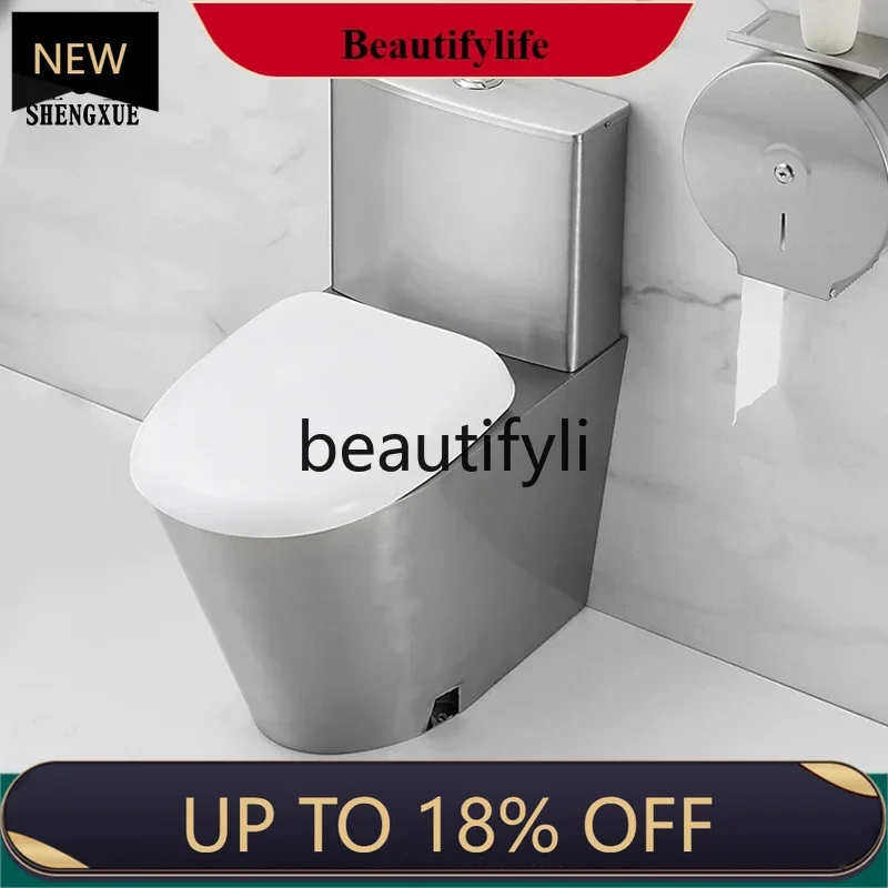 

Z189 304 stainle steel toilet household flush toilet antifreeze water saving toilet deodorant