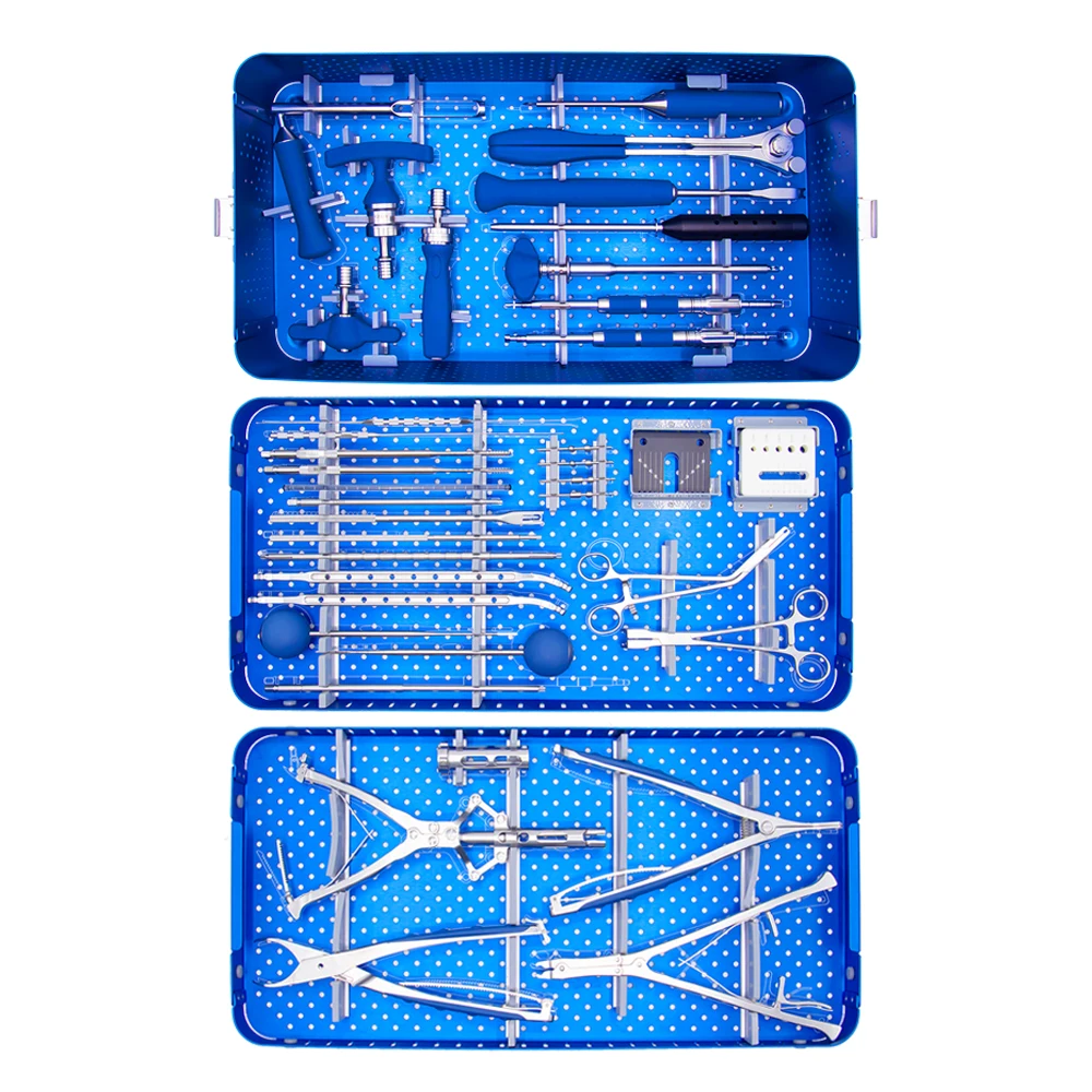 High Quality Orthopedic 5.5 Spinal Pedicle Screw Instrument Set for Spine Fixation Spinal Surgery