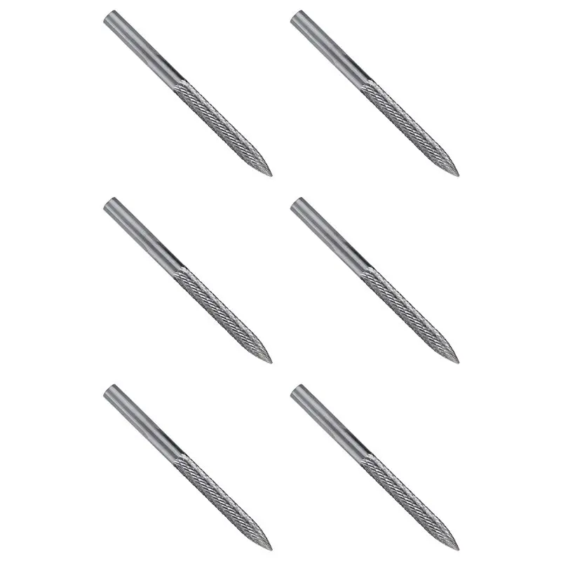 

A25F-6Pcs 5/16In 8Mm High Carbide Steel Burr Bits Tire Reamers Carbide Cutters Rotary Files Reamers Wire Cutter Tire