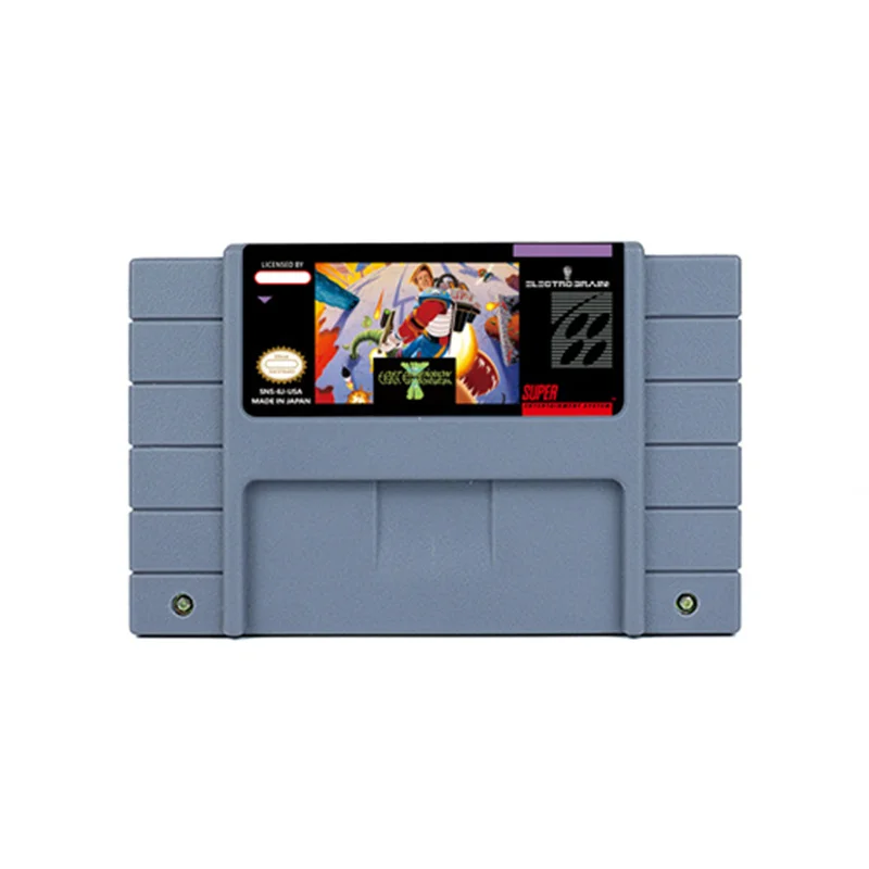 Jim Power - The Lost Dimension in 3D Action Teams Action Game for SNES 16 Bit Retro Cart Children Gift