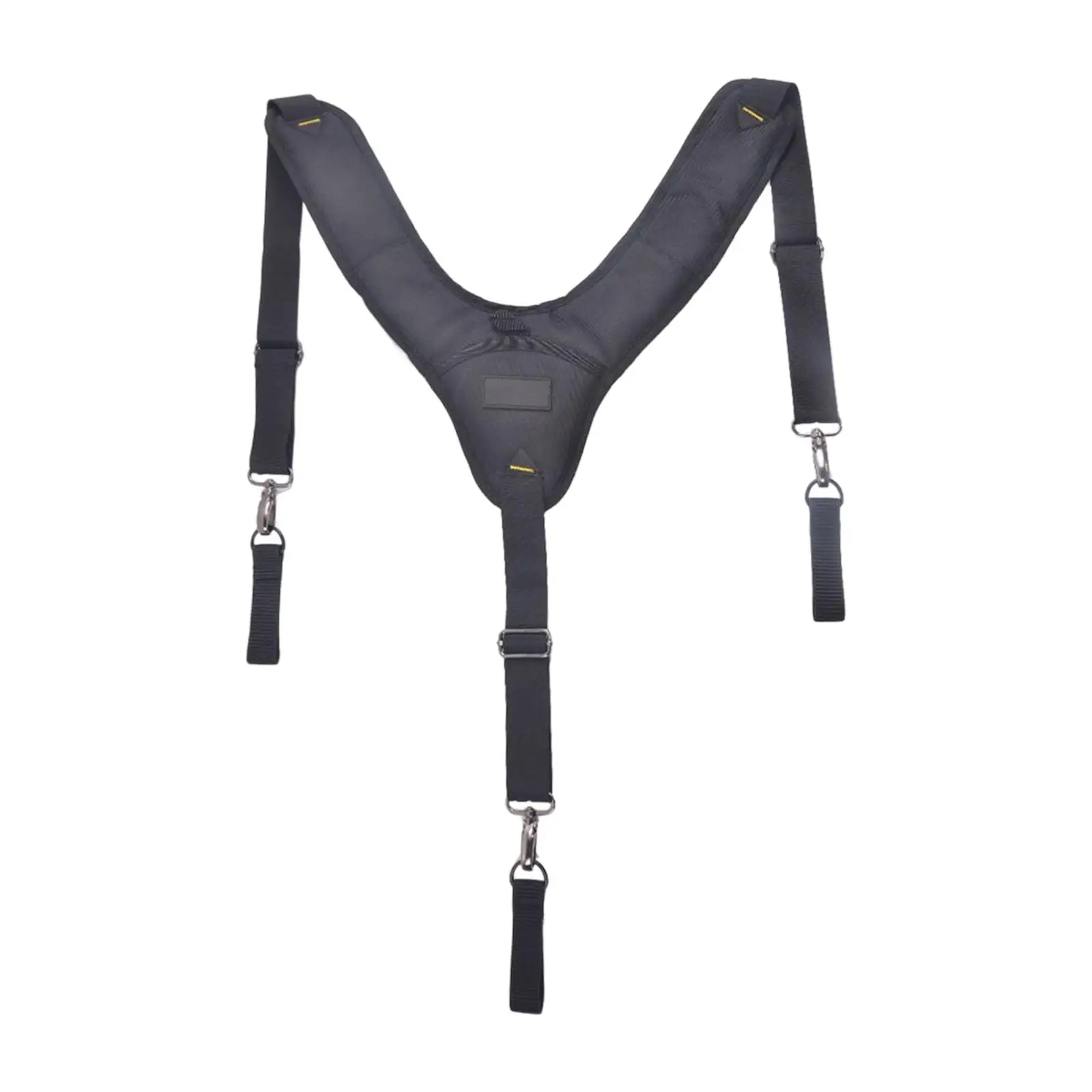 Work Suspenders Even Weight Distribution with 3 Pcs Suspender Loop Cushioned Padding Tool Belt Suspender for Work Suspension Rig