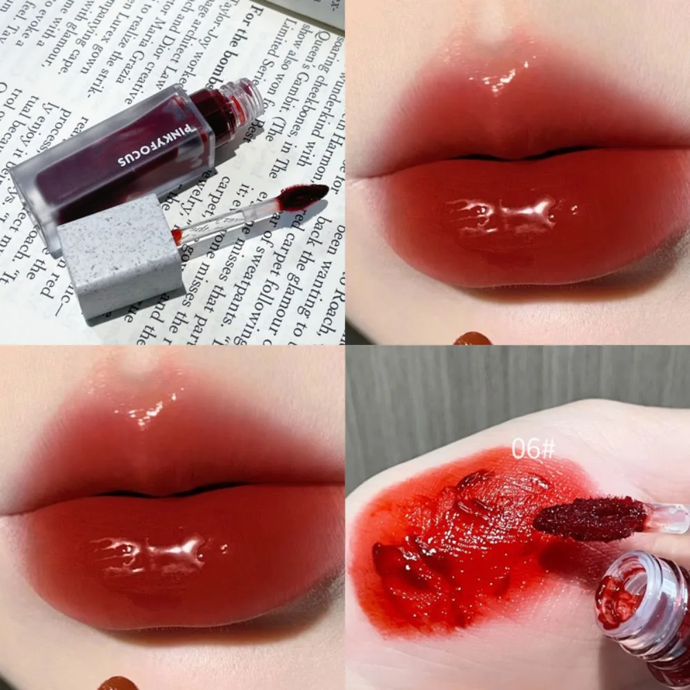 Summer New Water Light Mirror Lip Glaze 6 Color Moisturizing Glass Lip Women Lipstick Glossy Whitening Lip Stick Cosmetic Beauty