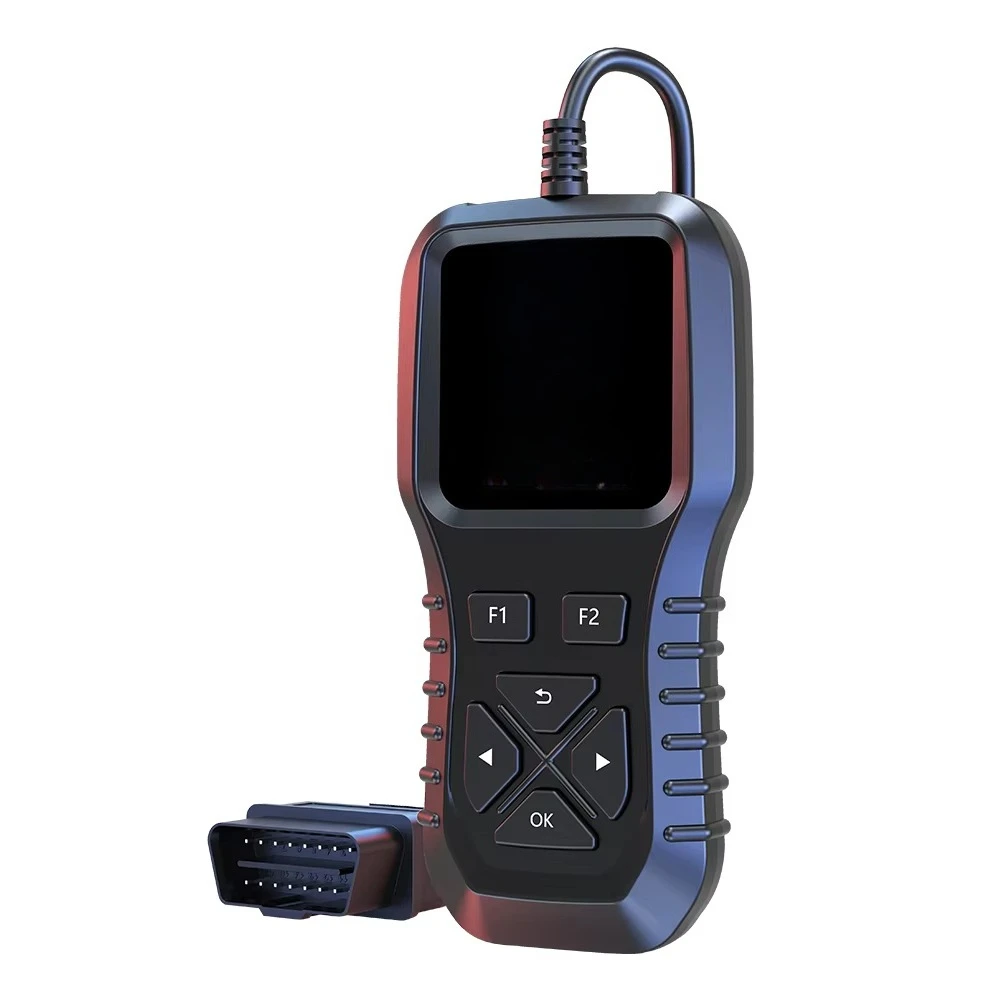إلكترونيات السيارات الجديدة K1 obdii/EOBD ماسح ضوئي للسيارة أدوات تشخيص السيارة الكهربائية جهاز اختبار بطارية قارئ الرمز الإنجليزي 1 سنة