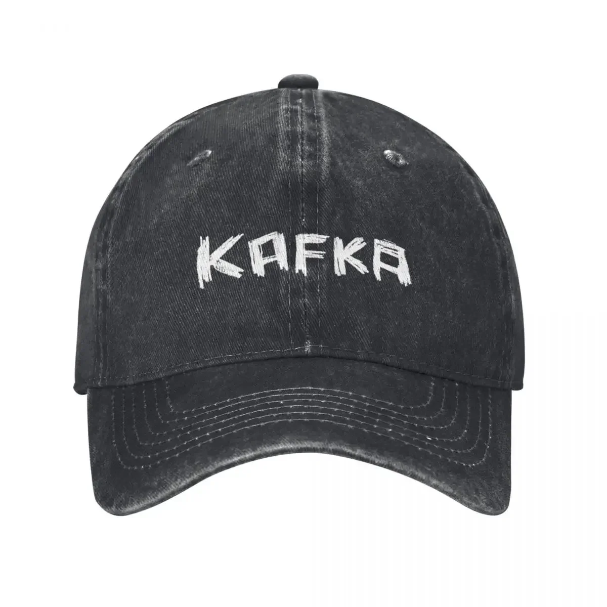 Writer: KAFKA Small Hand Writing Baseball Cap Sunscreen Visor Men Luxury Brand Women's