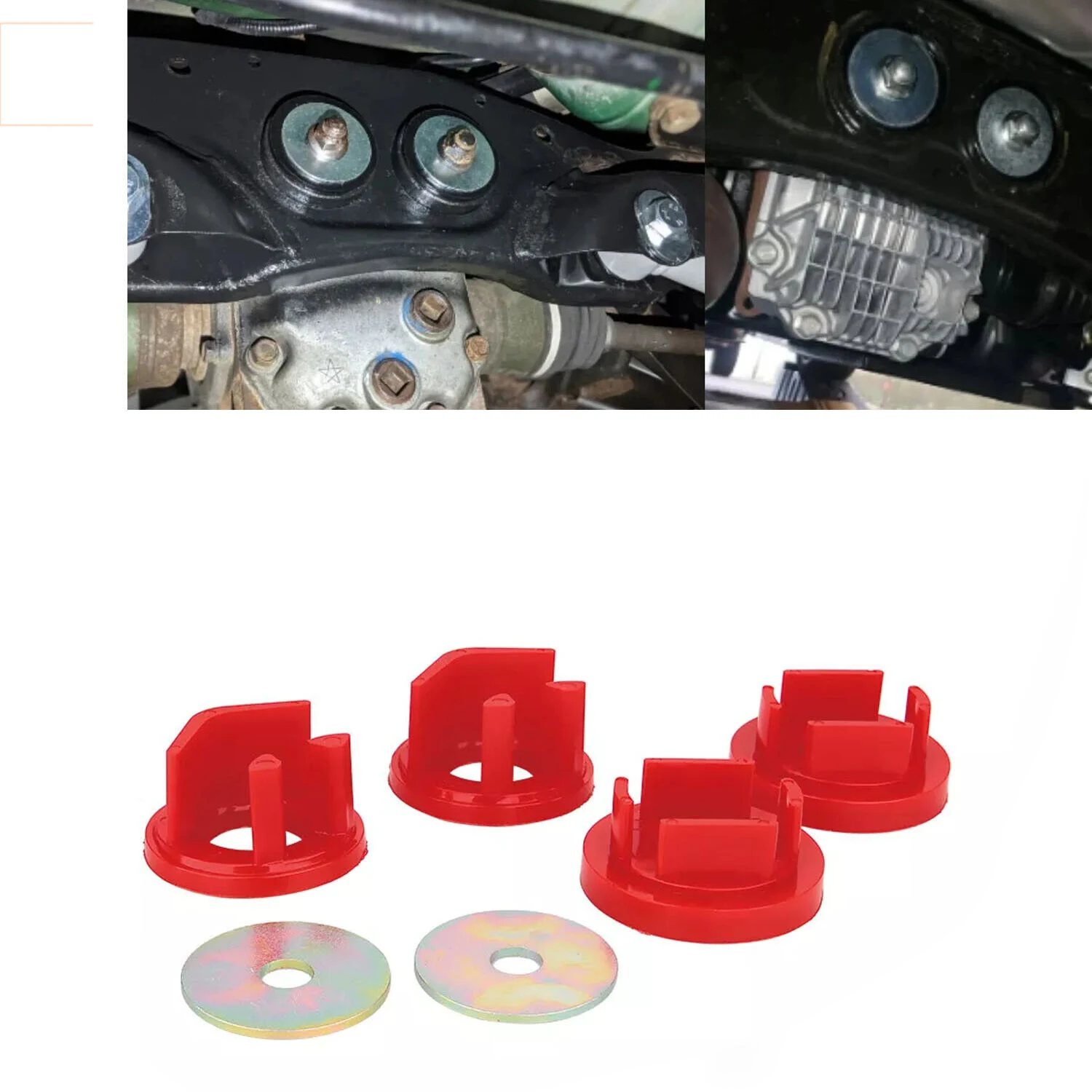 

upgrade For 99-09 Subaru Outback WRX 08-14 Solid Differential Mount Insert Bushing Kit