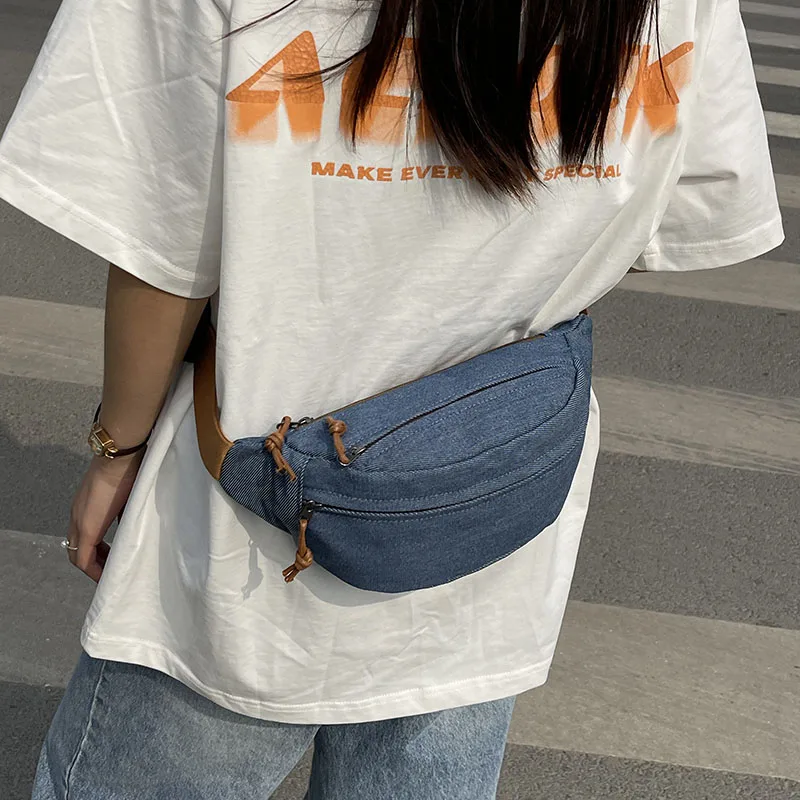 Casual Cord Gürtel Taschen für Frauen Mode Fanny Pack Weibliche Banane Taille Tasche Hüfte Geldbörse Schulter Crossbody Brust Tasche Tasche – Detail 14