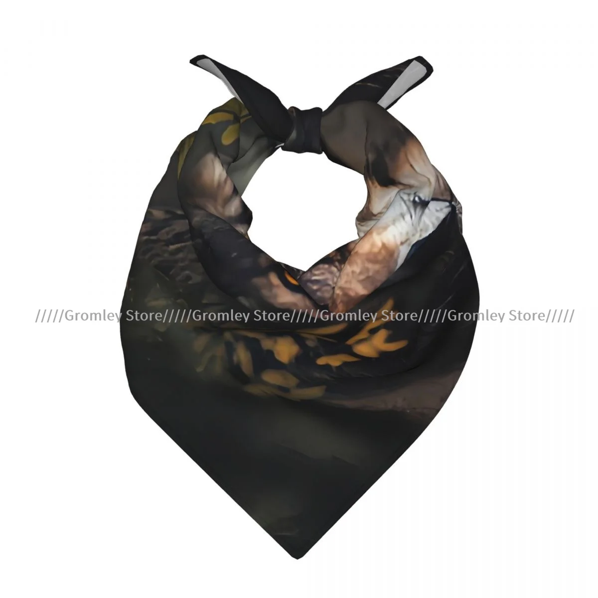 Square Scarf Women Wolf In The Forest Bandana Headscarf