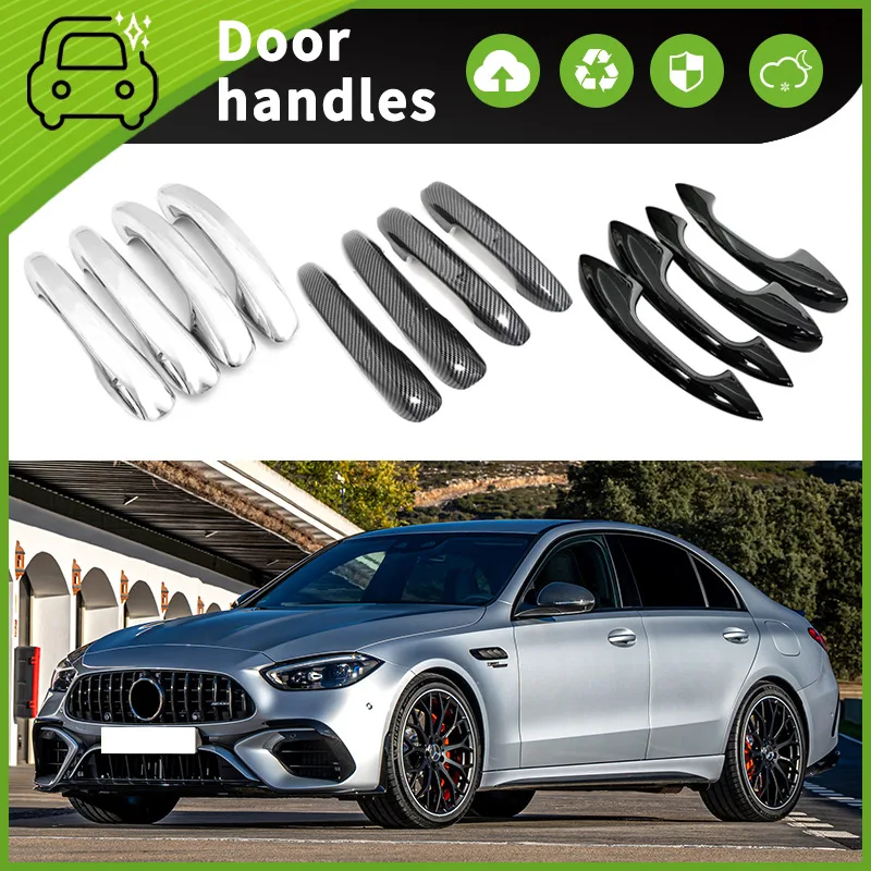 Suitable for 22-24 Mercedes-Benz C-Class C-Class door and door bowl handle decoration modified scratch-proof protective sticker