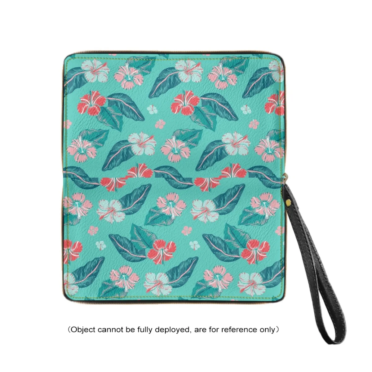 Hawaiian Hibiscus Designer Luxury Clutch Bags Portable Wristband Long Wallet Travel Commuting Elegant Coin Purse Card Holder New