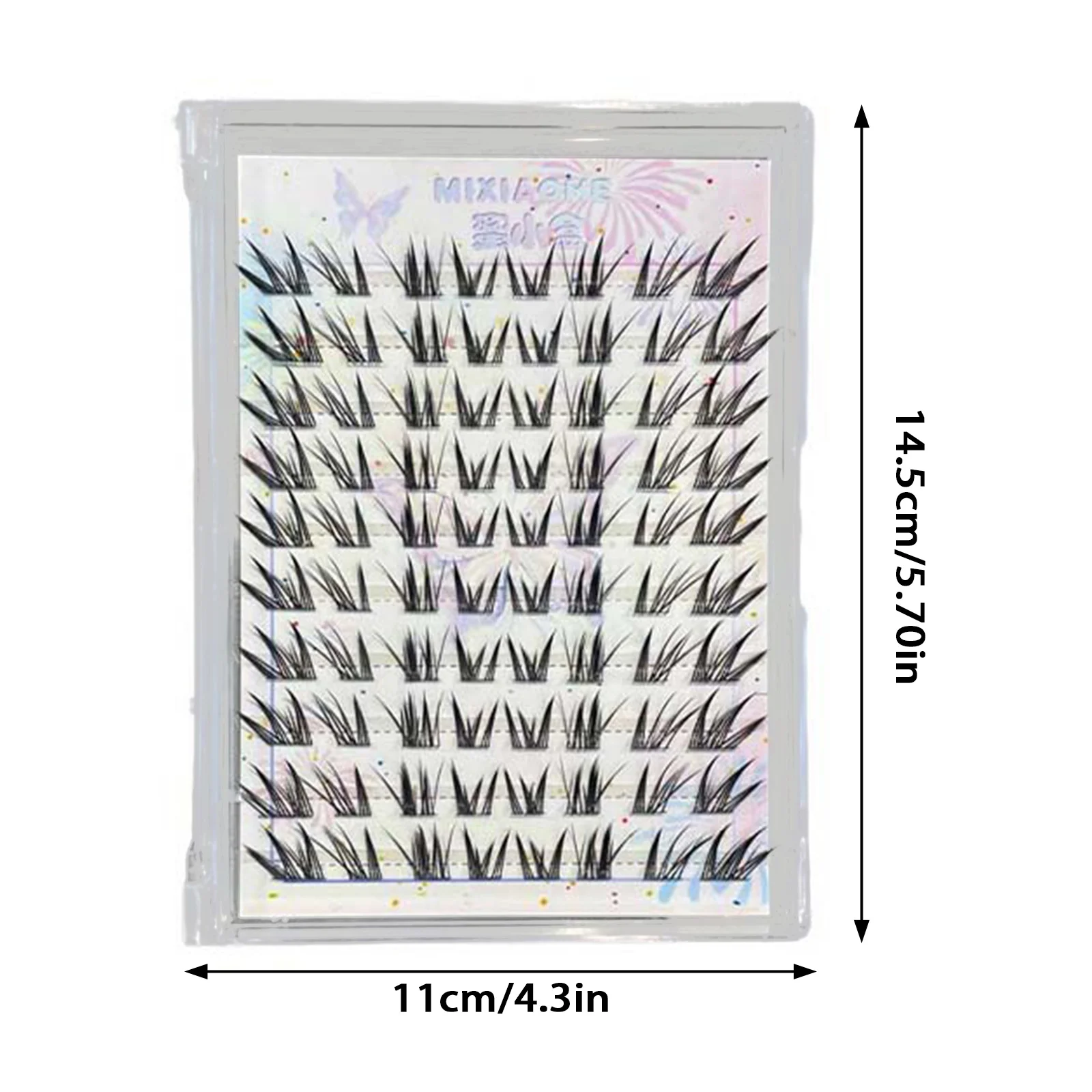 الثعلب رموش العنقودية الفردية الرموش الصناعية ملحقات مجنح المانجا اليومية رمش دراماتيكي للنساء منتجات ماكياج #4