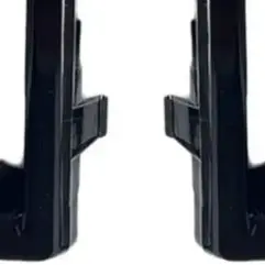 Par de cubiertas de conducto de aire del parachoques delantero para GMC Sierra 1500 2022 2023 AT4 Denali SLE Pro 84869628 84869627 Rejilla de plástico negra
