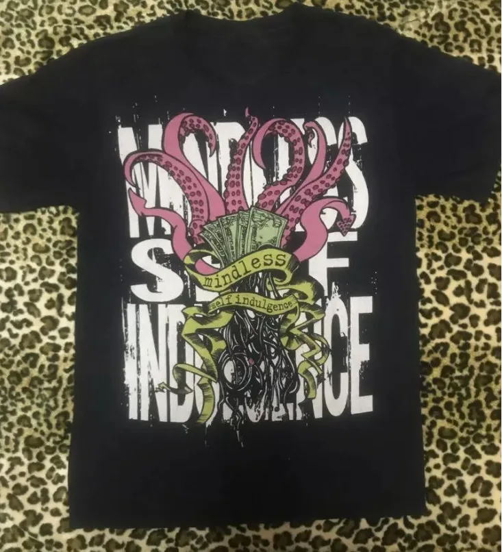 Vtg Mindless Self Indulgence Band Cotton Black Unisex Shirt