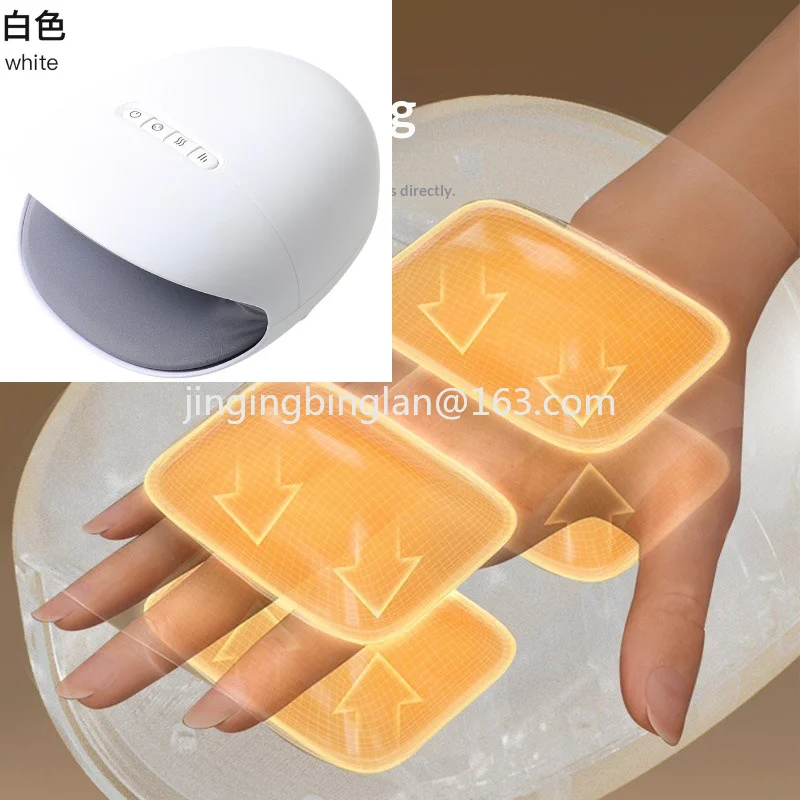 Factory direct sales hair multi-function digital display hand massager household electric kneading hot finger special massager